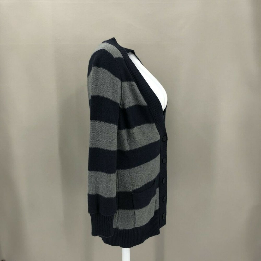 Ann Taylor Loft Striped Button Down Cardigan Sz S - Picture 5 of 6